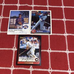 Autograph baseball cards 