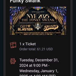 Ticket To New Years Eve Bash