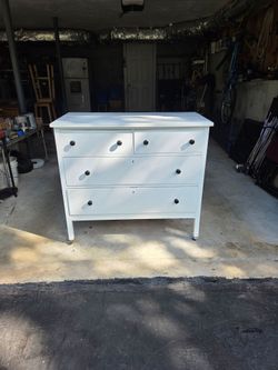 4-Drawer Wood Dresser Refinished
