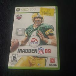 XBOX360!! MADDEN NFL 09 GAME!!!