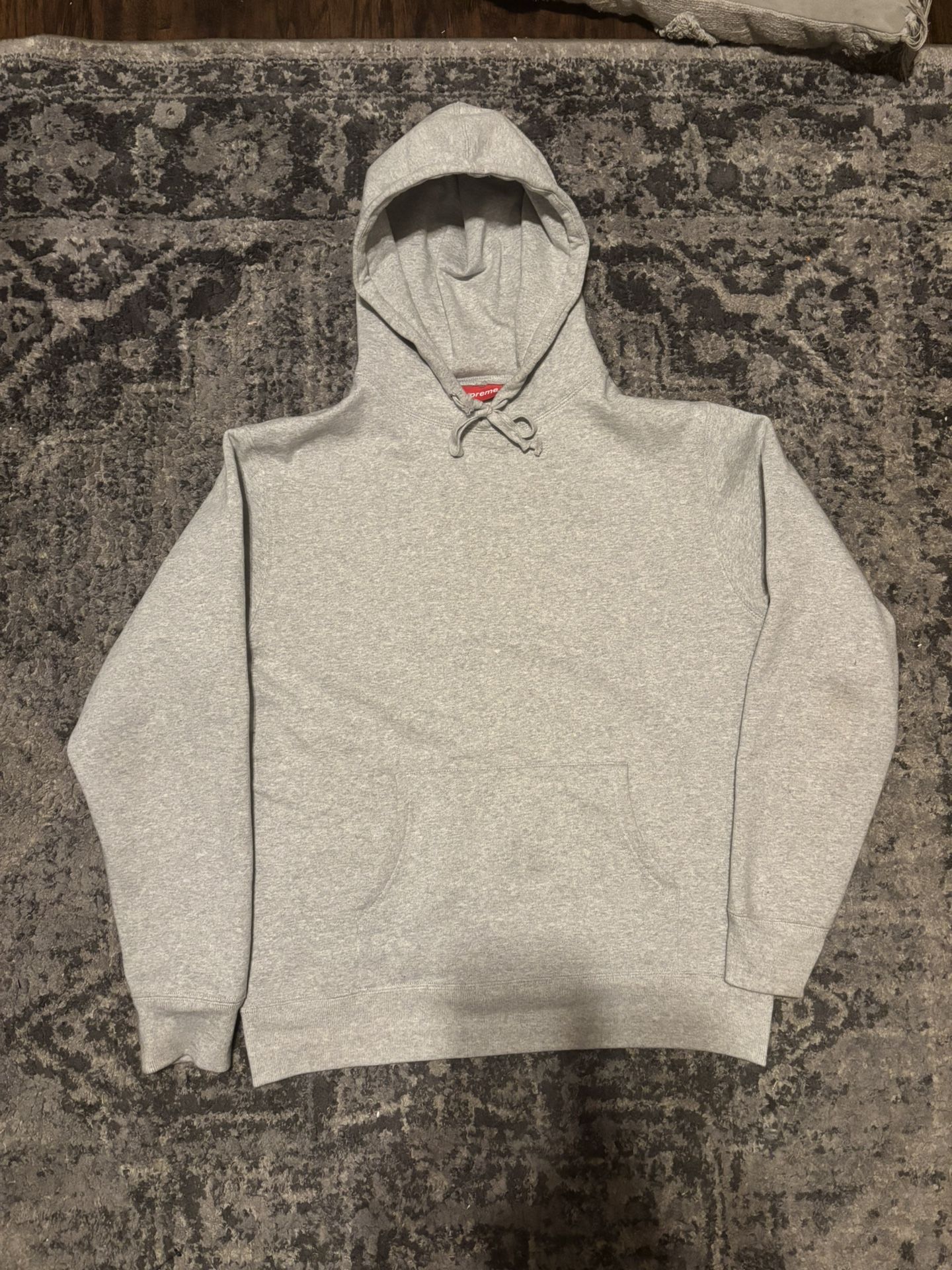 Men's Supreme Satin Appliqué Hooded Sweatshirt