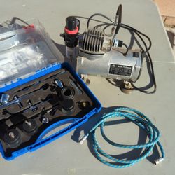 Airbrush Kit And Compressor 