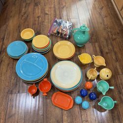 Fiestaware, California Pottery And Silverware