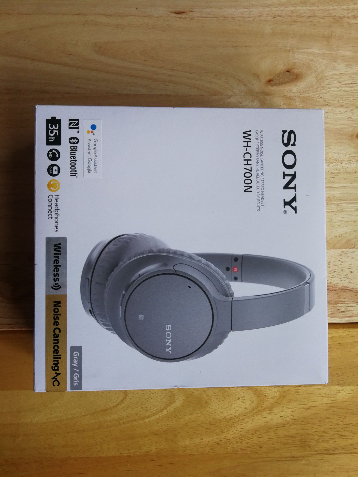 Sony WH-CH700N Bluetooth Wireless Active Noise Canceling Over-the-Ear Headphones