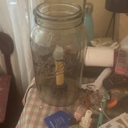 Vintage mason jar lamp French country great for a restaurant or kitchen