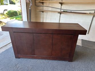 Coaster Furniture Modern Espresso Wood Sideboard / Buffet Cabinet