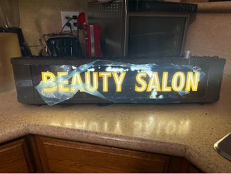 Antique Beauty salon sign