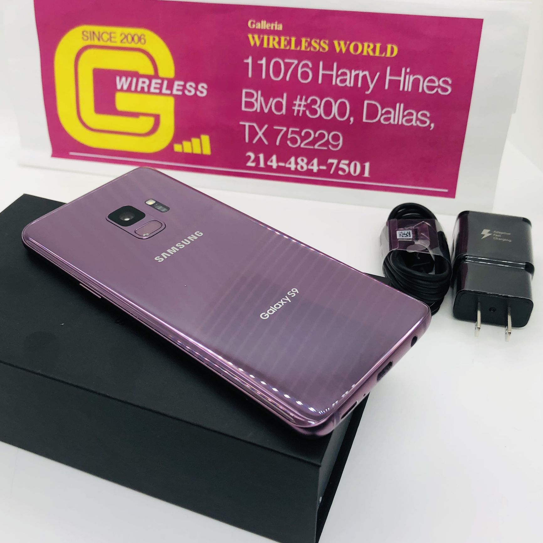 $100 Samsung Galaxy S9 Unlocked 64Gb 