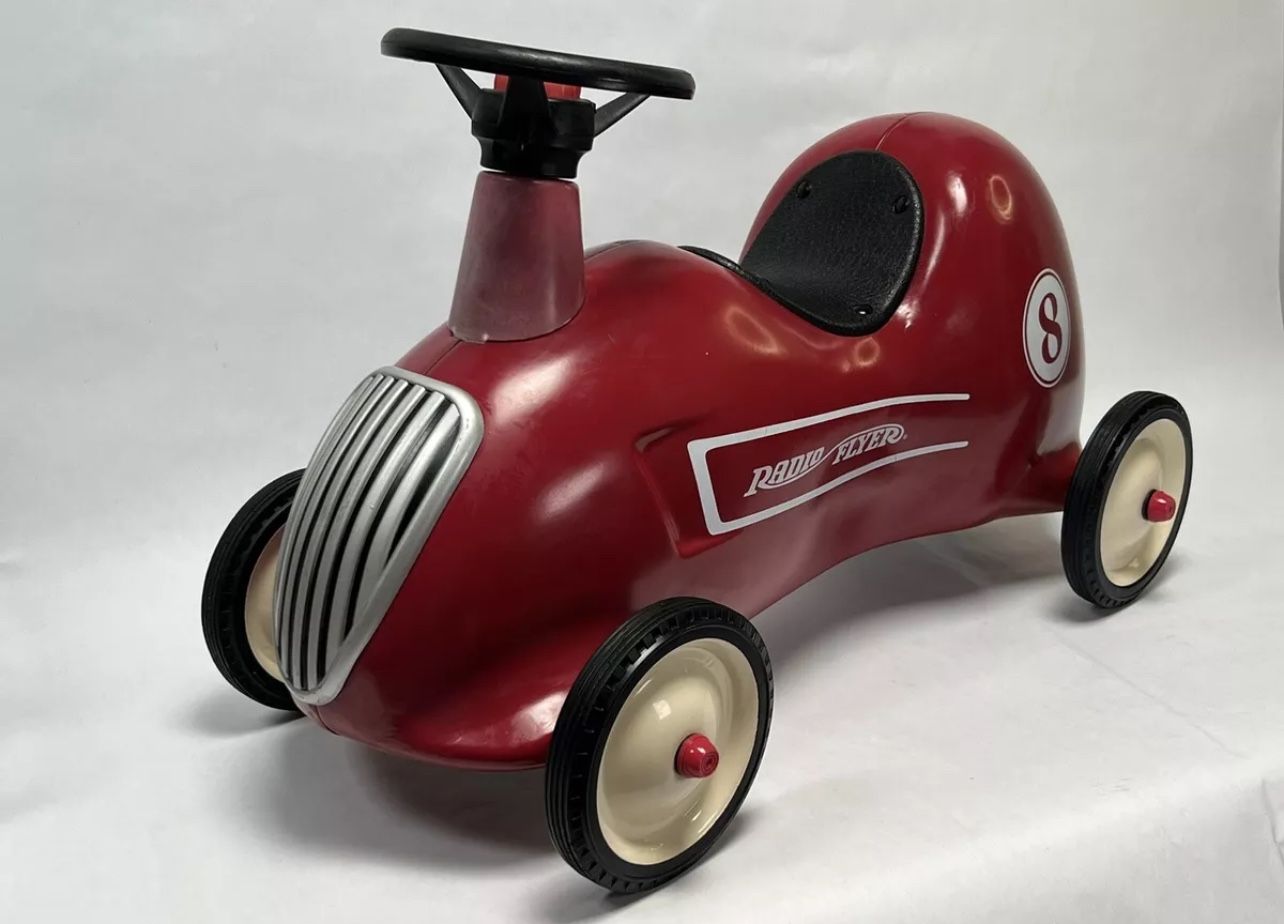 Vintage Radio Flyer Metal Little Red Roadster #8
