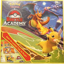 Pokemon Trading Card Game Battle Academy Board Game, board and box only no cards