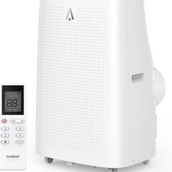 Acekool Portable Air Conditioner 14,000 BTU 3-IN-1 Quiet AC Unit with Remote Control, Built-in Dehumidifier, Fan, Auto, Sleep Modes, Cools Room up to 
