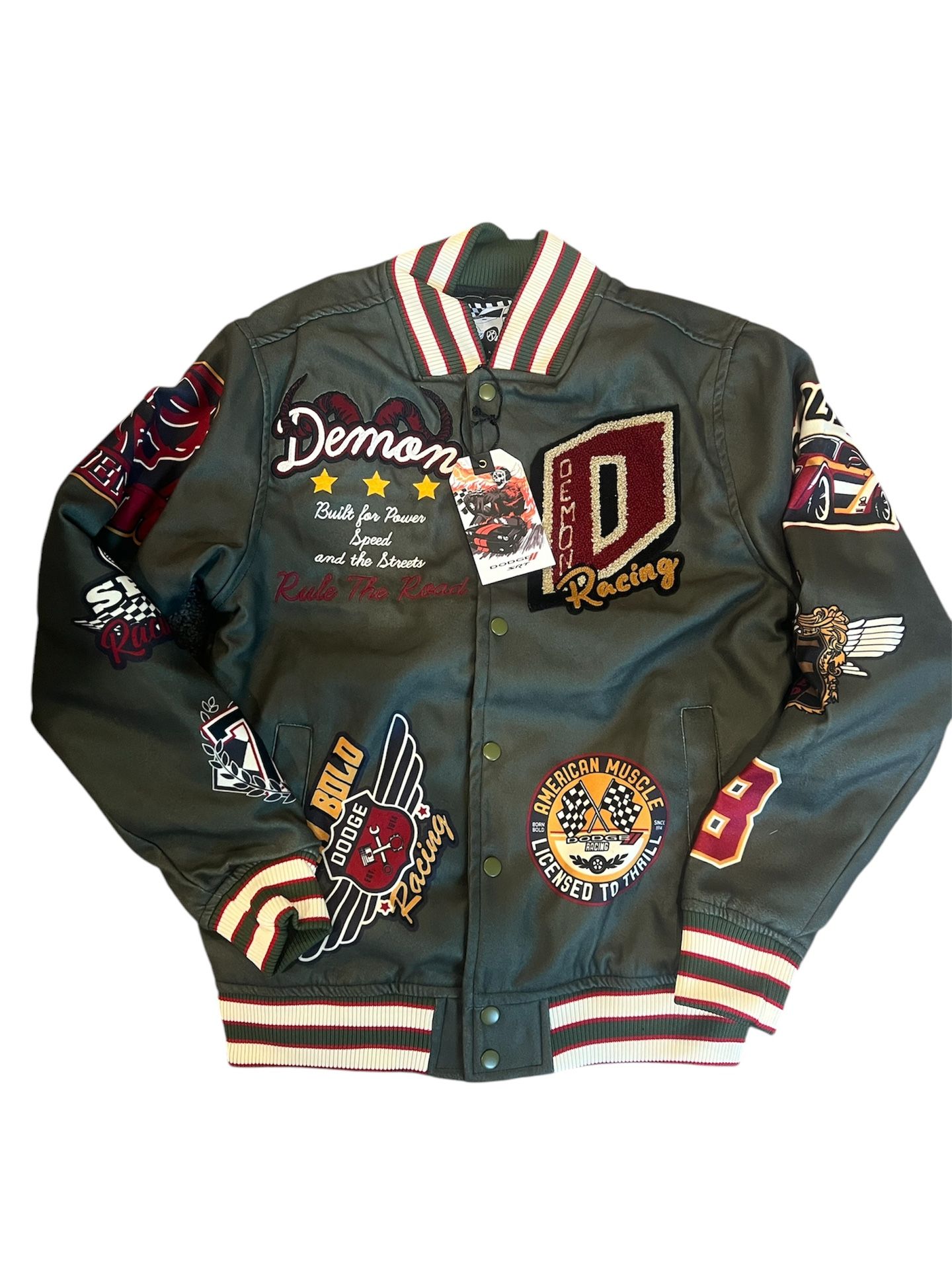 Mens Wool Dodge Demon Jacket Sz 2x