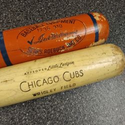 VINTAGE. BATS. GAME GIVE AWAYS. BOTH OF THEM 150
