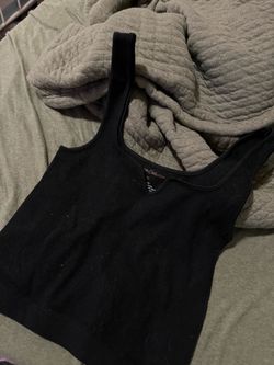 Black tank top