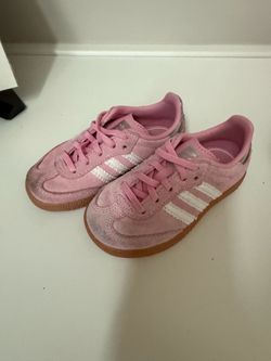 Adidas Samba Pink Sneakers – Toddler Size 7 (Lightly Worn)