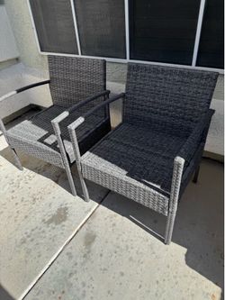 Wicker chairs