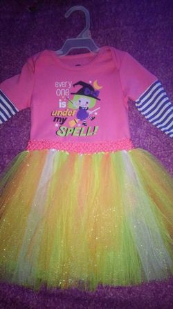 18 months handmade onsie tulle dress