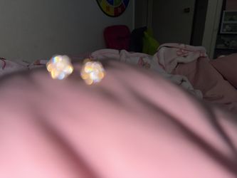 God Flower Diamond Earrings