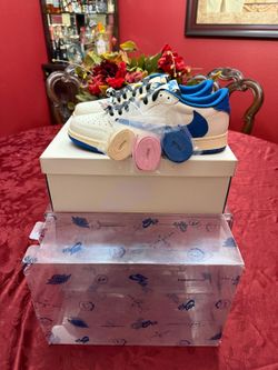 Air Jordan x Travis Low Sail Military Blue