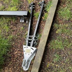 5000 LB  Adjustable Bumper Mount Tow Bar With Chain Towing Truck Trailer Car