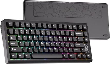 Chilkey Slice75 HE Gaming Keyboard Wired, 75% Hall Effect Magnetic Aluminum Keyboard with WS Flux HE