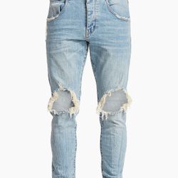 Purple Jeans With Receipt Sz 28