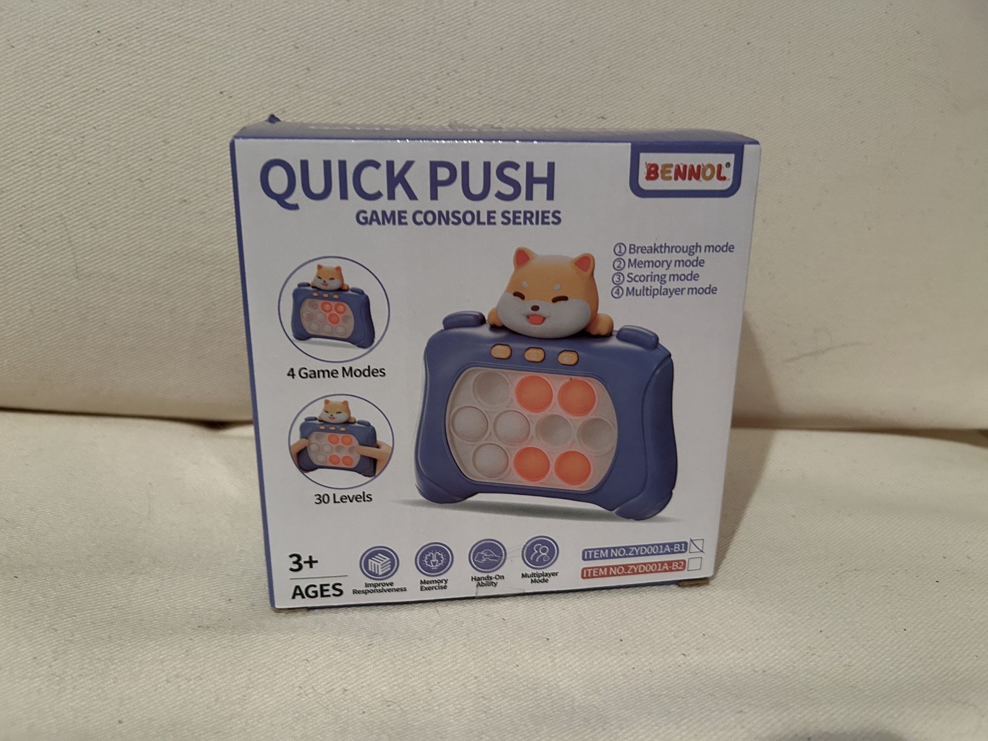 Pop The Target! Handheld Speed Push Game Machine: Sensory Fidget Toy Christmas Toys Gifts for 6 7 8 9 10 11 12 Years Old Kids Road Trip Car Games Kids