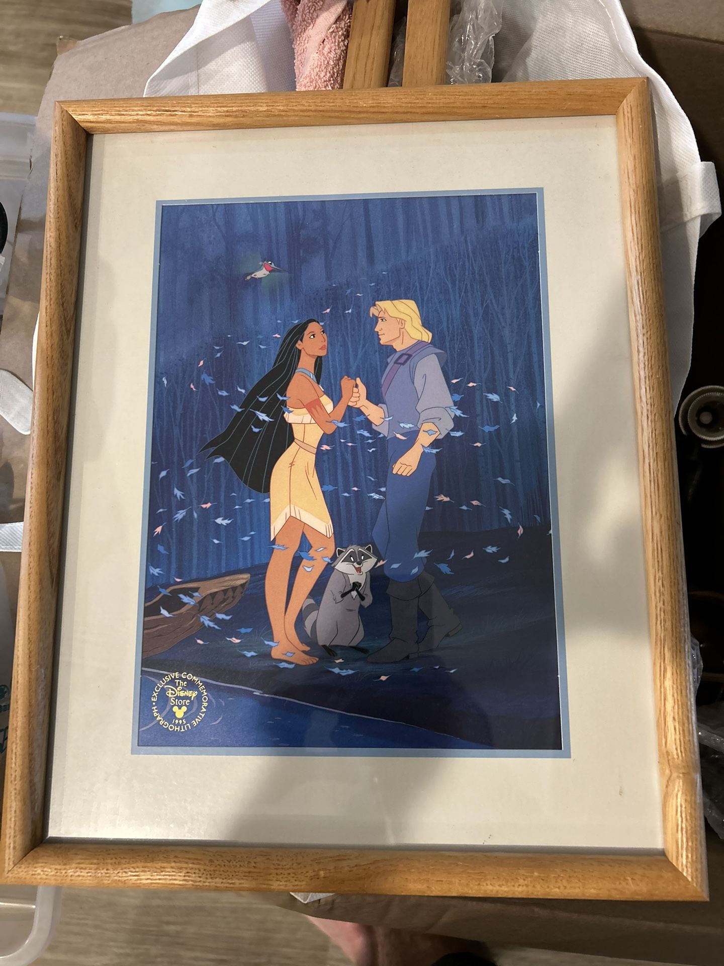 4 Original Framed Disney lithographs.