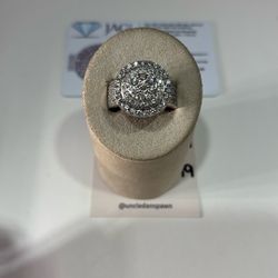 10kt White Gold Diamond Ring 14.2 Grams 