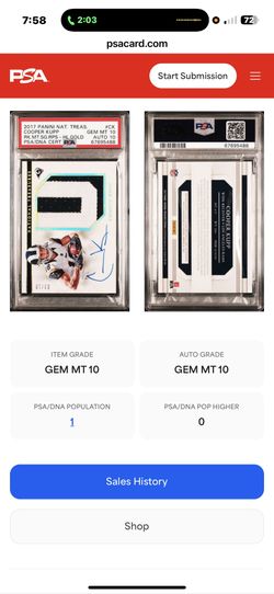 Cooper Kupp RPA PSA 10 Pop 1