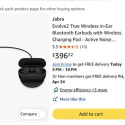 Jabra Evolve2 Buds Professional – NEW Sealed – USB-A + Wireless Charging Pad Included