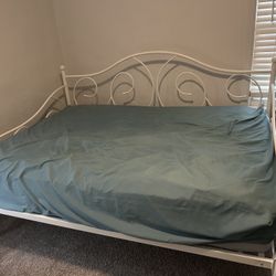 White Full Sized Day Bed $30