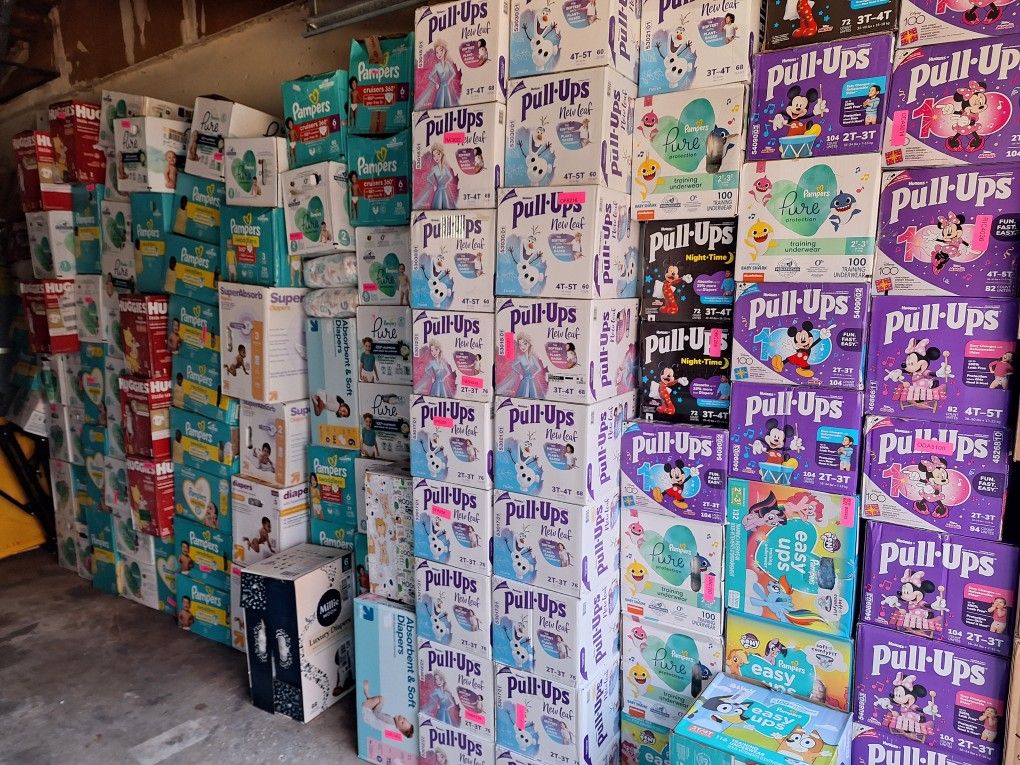 Diapers, BIG  Boxes! Cheaper Then Stores. $30 A Box 