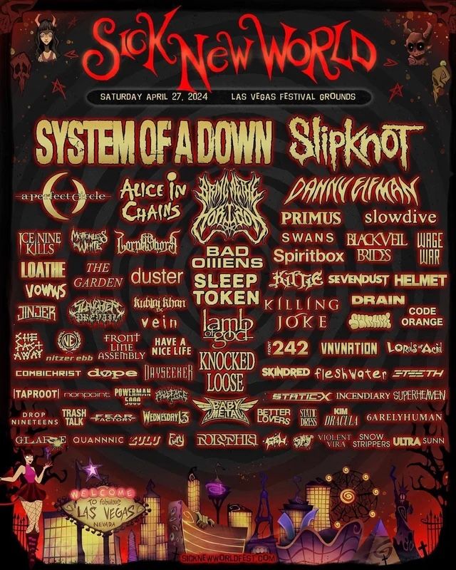 Sick New World Ticket