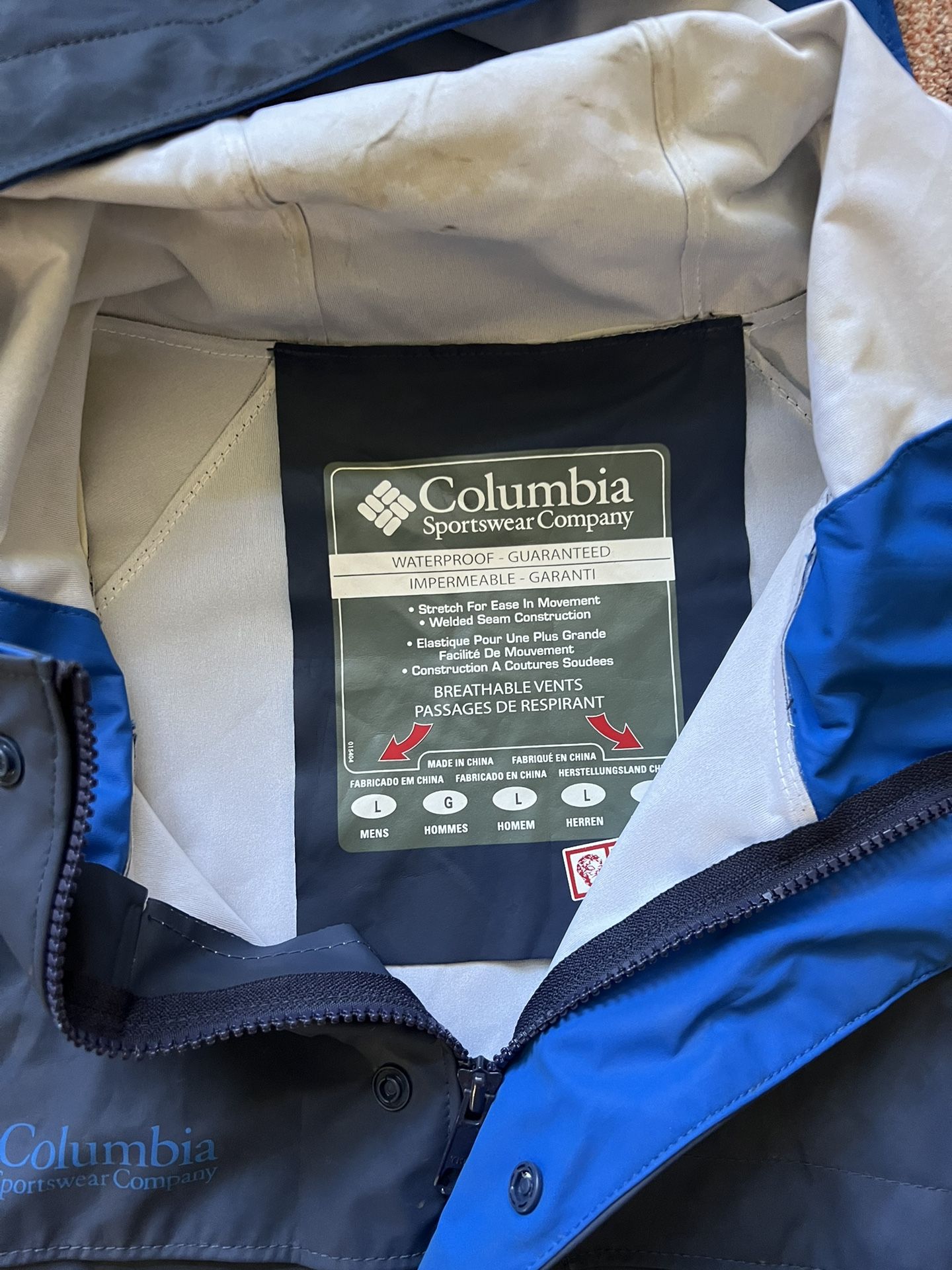 Columbia Rain Jacket