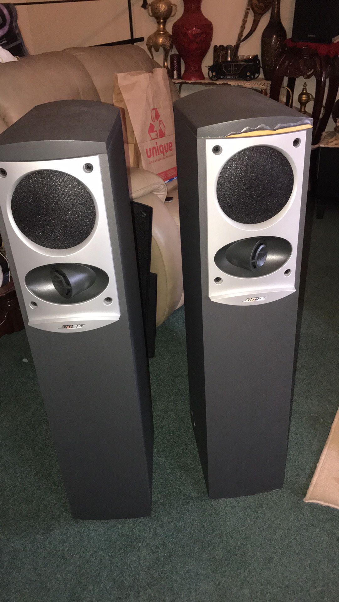 Bose 701 Series II Floor Tower Stereo Speakers Pair,