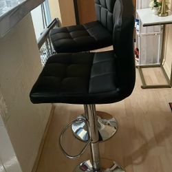 2pcs Set Modern Luxury Swivel Bar    St