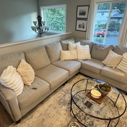 Sectional Couch/Sofa - 118x92x39