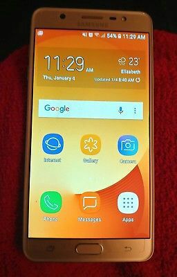 Samsung Galaxy J7 Prime Metro PCS Gold SM-J727T1 Excellent Condition & Clean ESN $100 obo