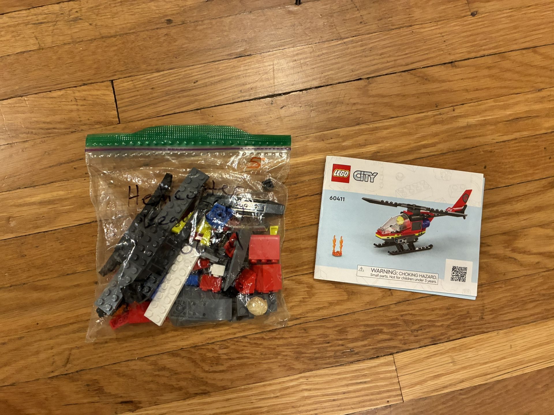 Helicopter used Lego Set