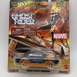Hot Wheels Premium Pop Culture Marvel Ghost Rider Charger