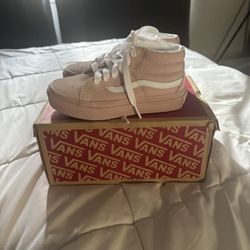 Vans Mid Pastel Mono Rose Smoke