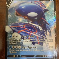 Pokemon Kyogre V 37/159 Ultra Rare Holo Crown Zenith NM/M PACK FRESH