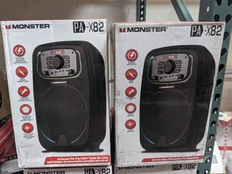 Monster: PA-X82 all in one probable PA speaker