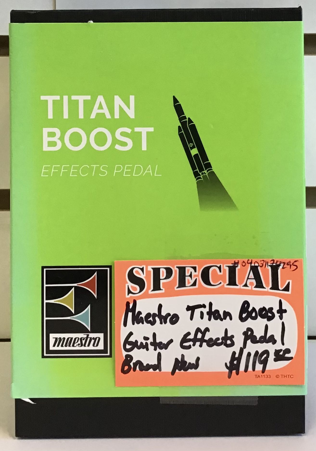 Maestro Titan Boost Guitar Effects Pedal Brand New