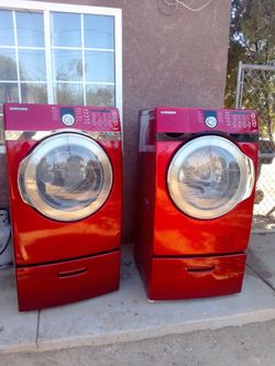 Samsung Front Load Washer and Dryer Set