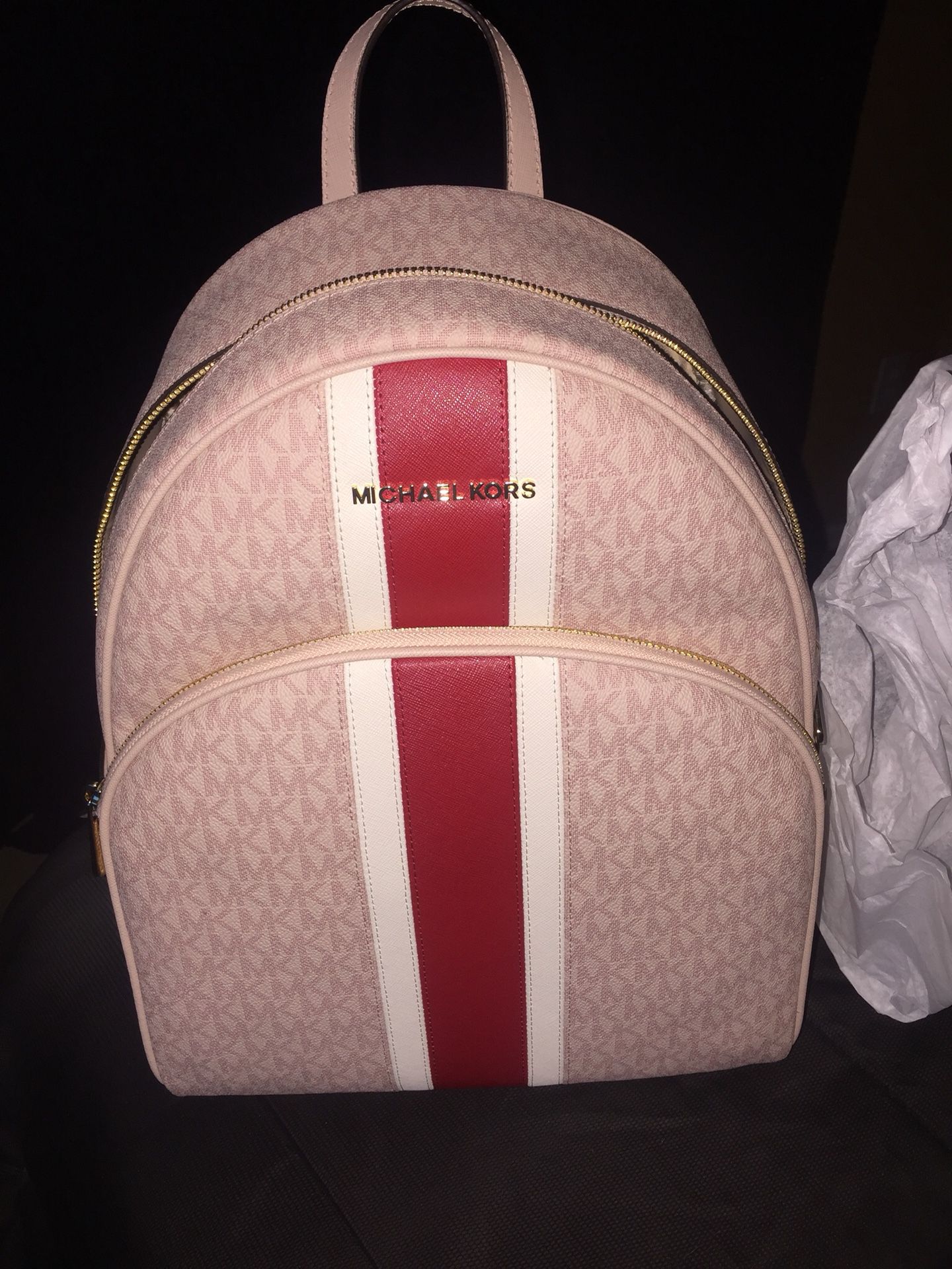 MK pink Backpack