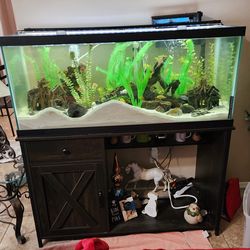 75 gallon Aqueon tank and stand