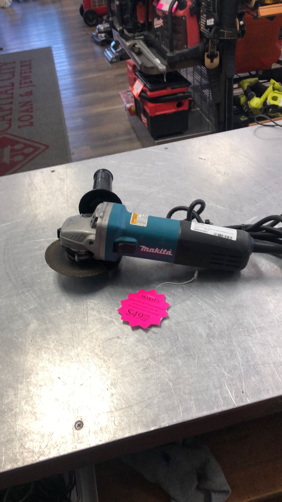 96091 Makita 9557NB Corded 120v 7.5amp 4-1/2” Angle Grinder W/ Guard & Side Handle 575031