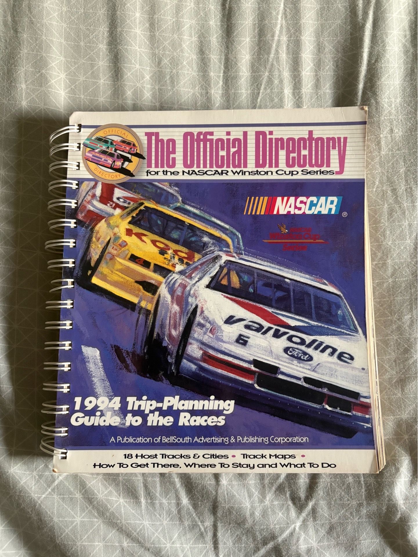 1994 The Official Directory for the Nascar Winston Cup Series Trip-Planning Guide